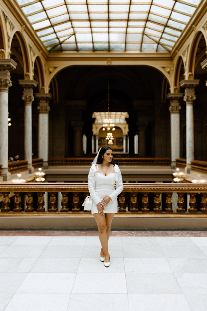 brideafter courthouse elopement