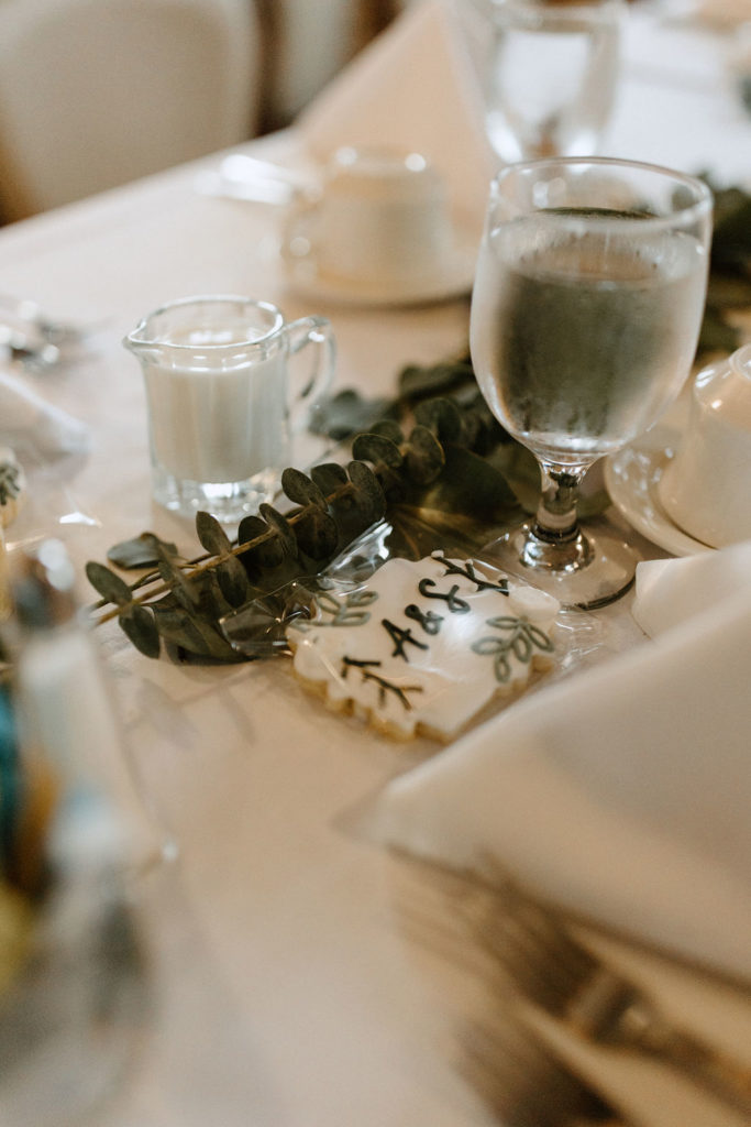 Sage green and white color schemes wedding decor and details