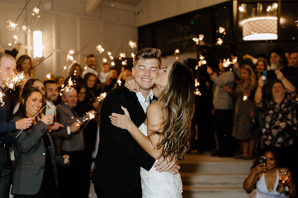 Unique sparklers exit wedding ideas