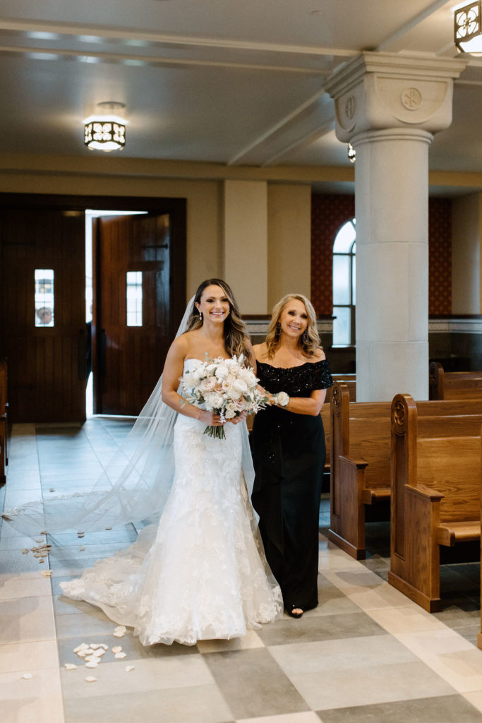 bride walking down the aisle