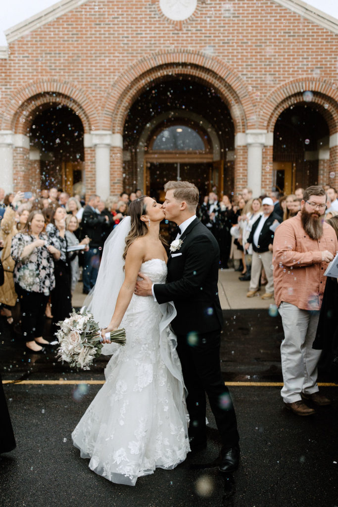 Unique bubbles exit wedding ideas 