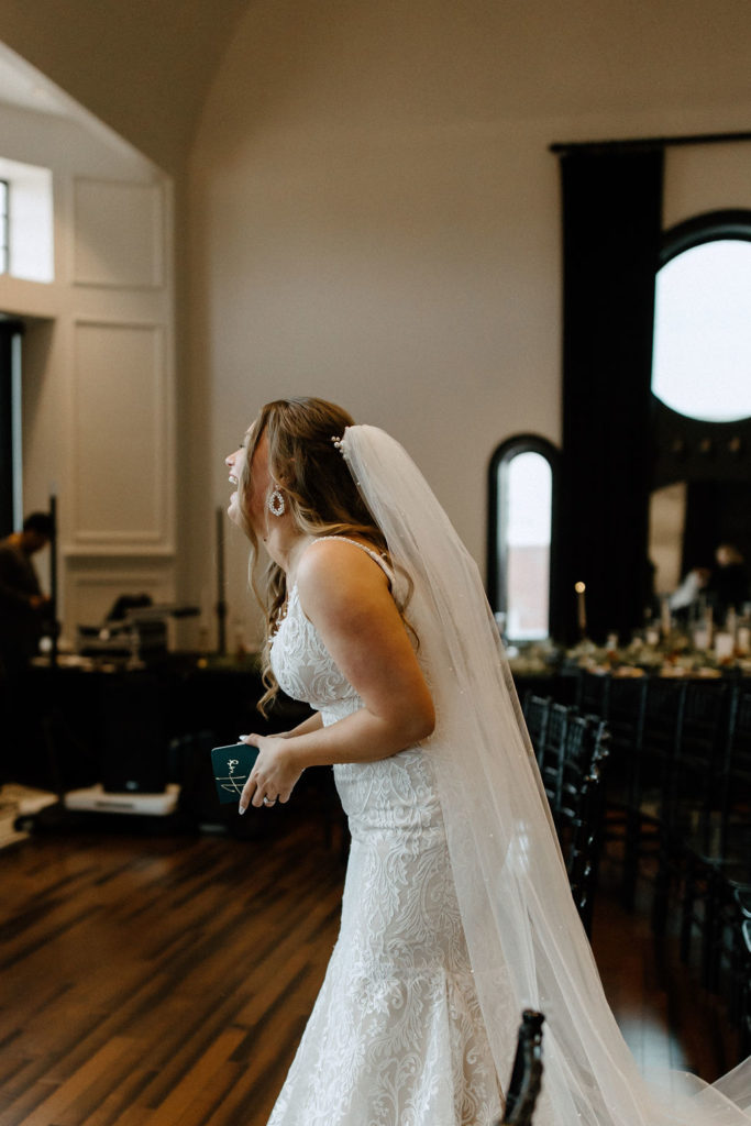 Bride and grooms first looks