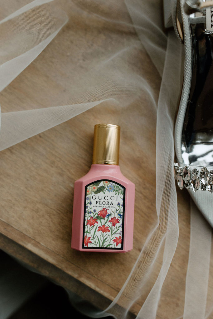 Gucci Flora bottle wedding details