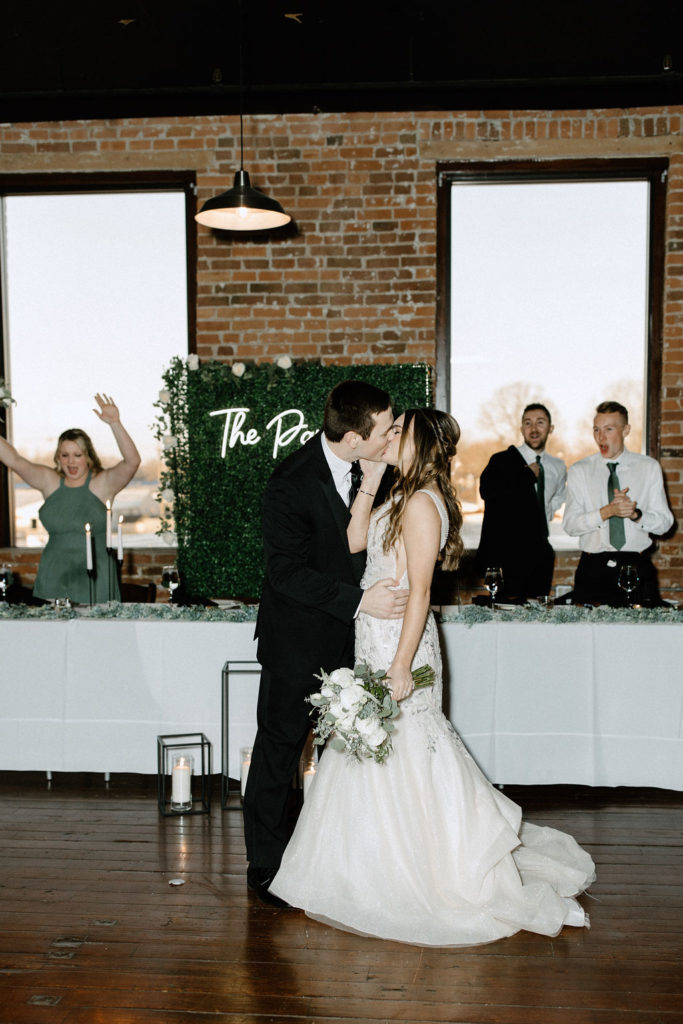 Bride and grooms first dance