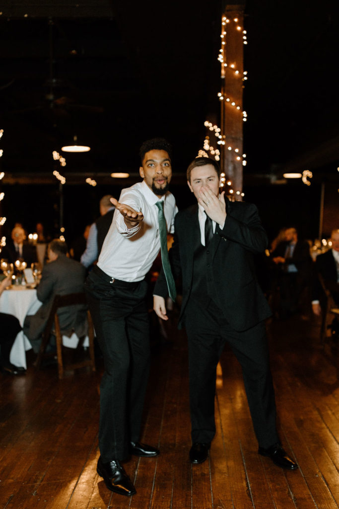 Open dancing during Indiana wedding reception