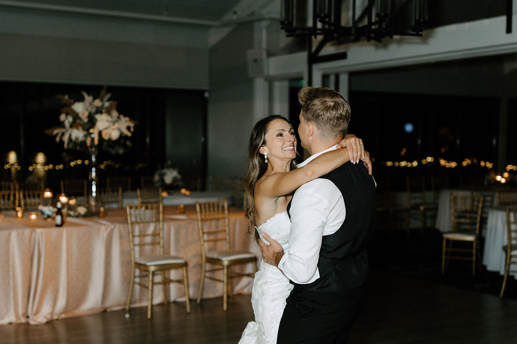 Bride and grooms last dance