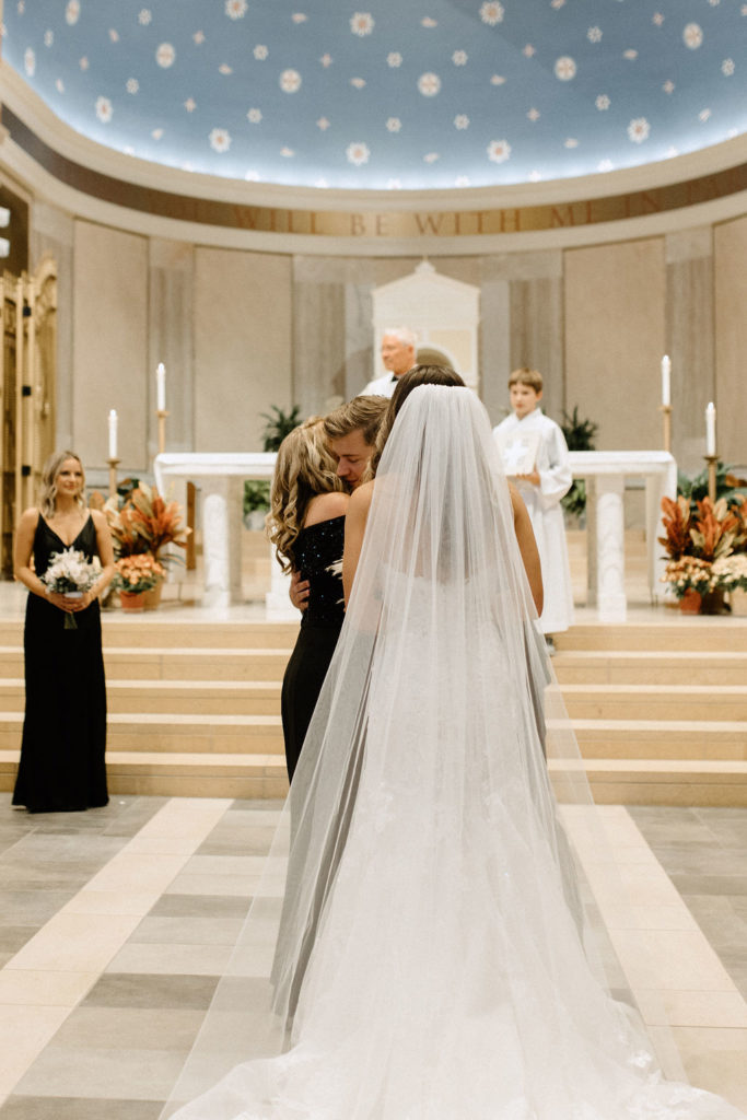 Church wedding ceremony