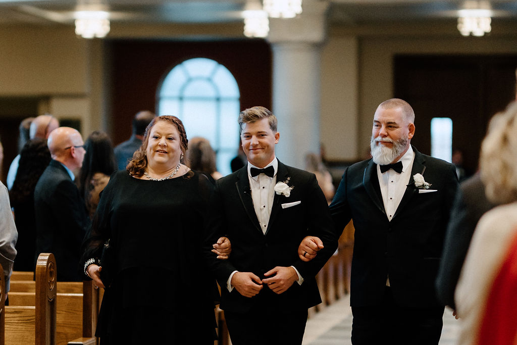 Church wedding ceremony