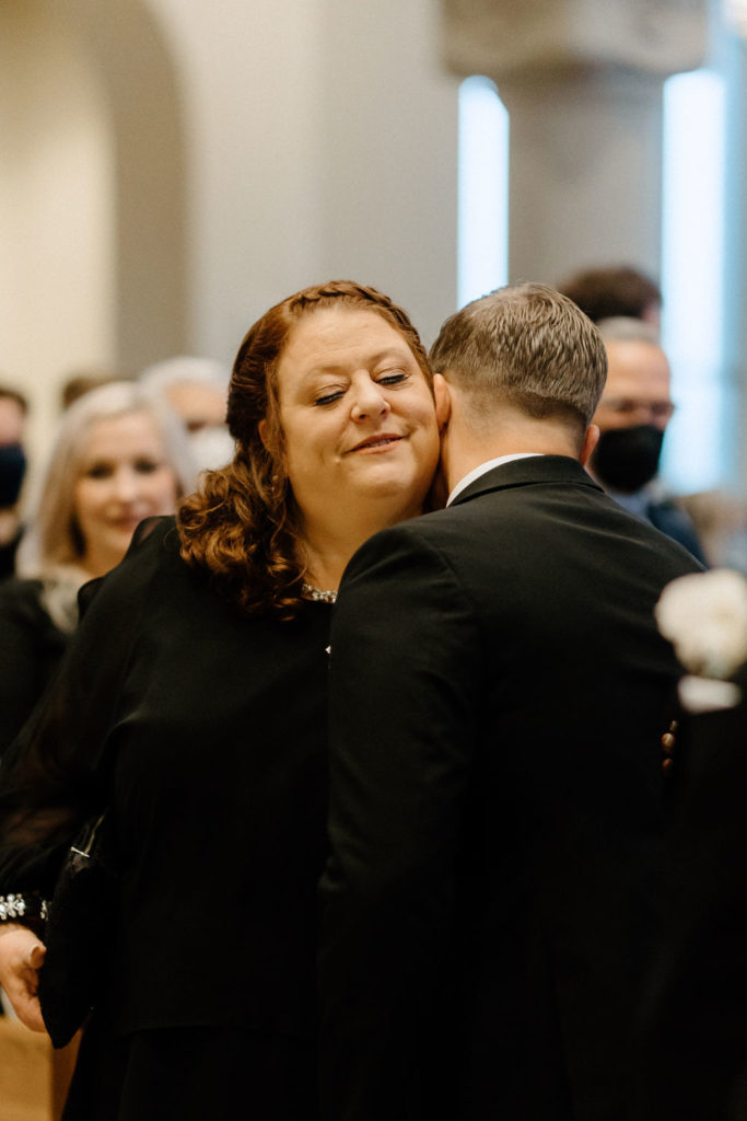 Church wedding ceremony