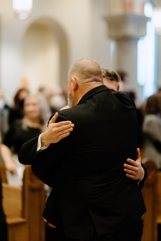 Church wedding ceremony