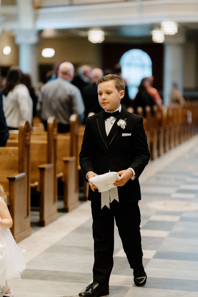 Church wedding ceremony