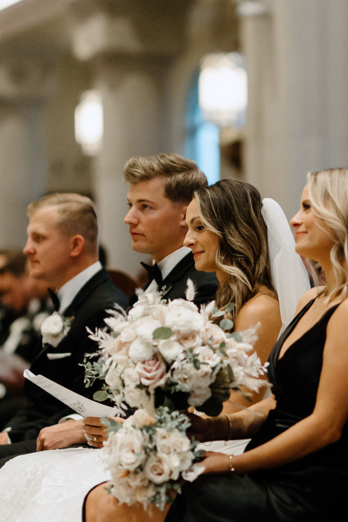 Church wedding ceremony