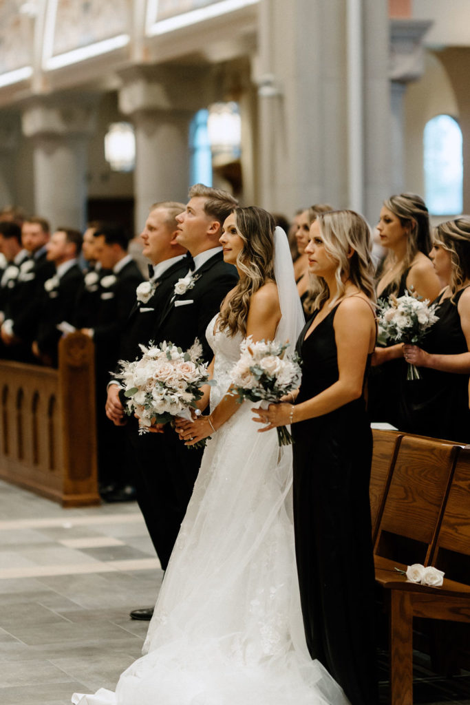 Church wedding ceremony