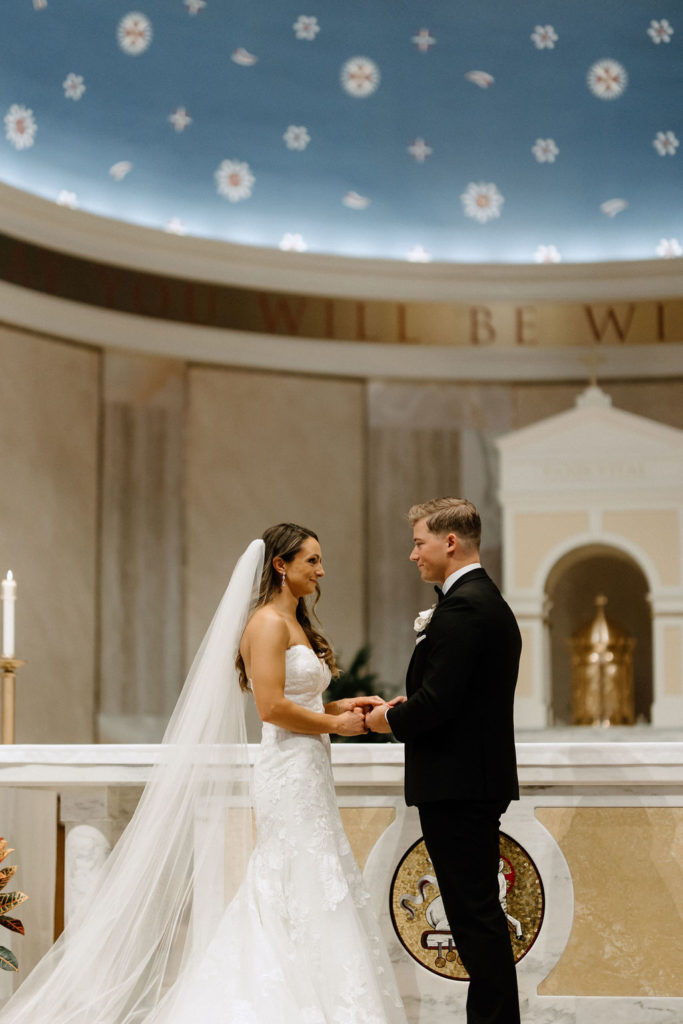 Church wedding ceremony