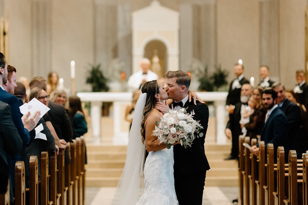 Church wedding ceremony