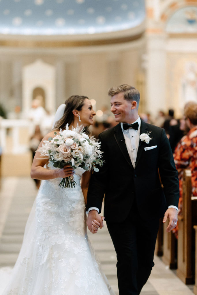 Church wedding ceremony