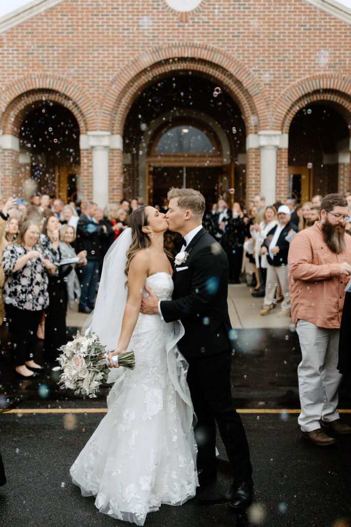 Bubble wedding send off