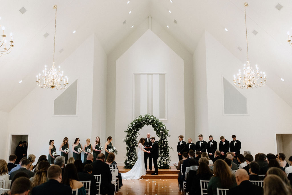 Wedding ceremony at The Ritz Charles 