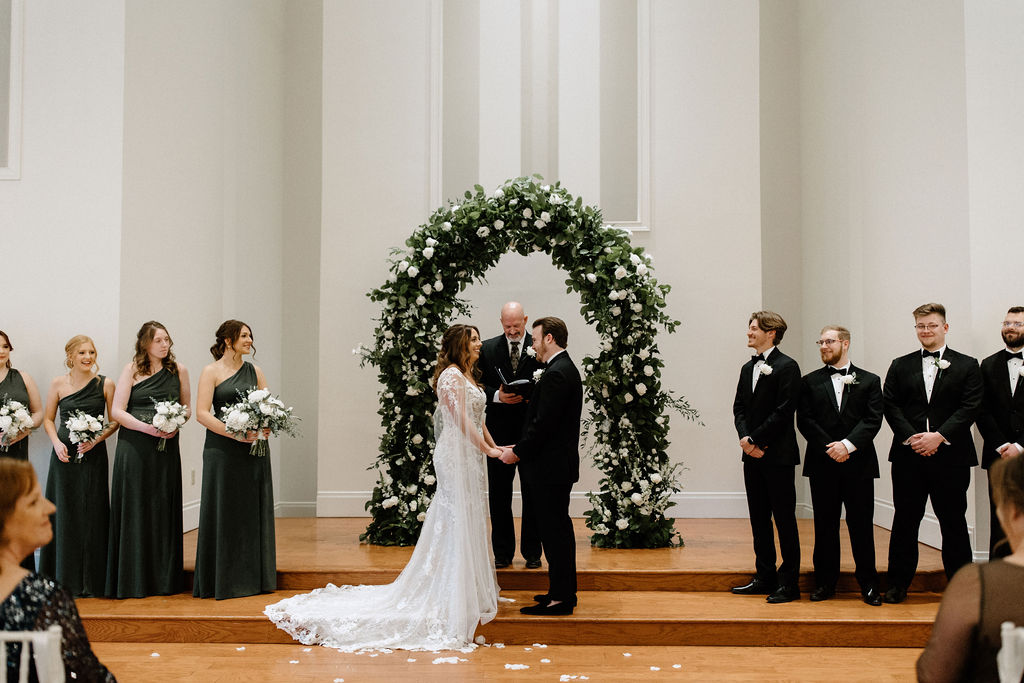 Wedding ceremony at The Ritz Charles 