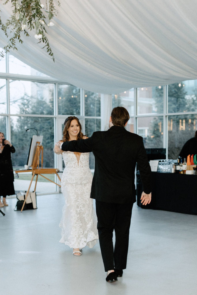 Bride and grooms first dance