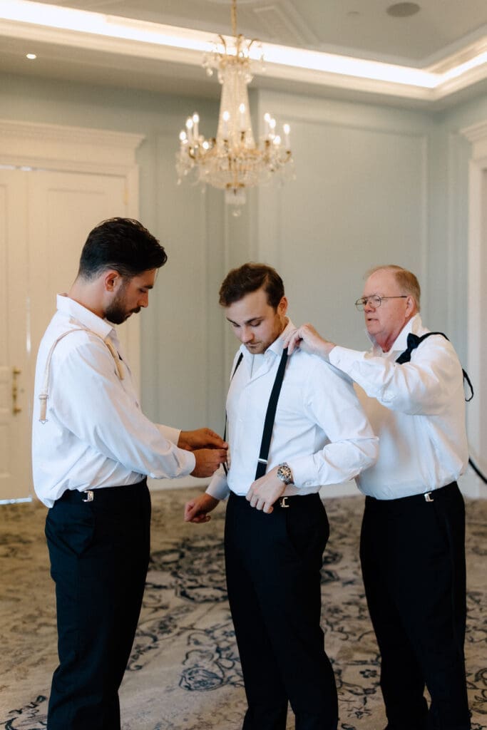 Documentary wedding photography at a Hotel Carmichael wedding in Carmel Indiana