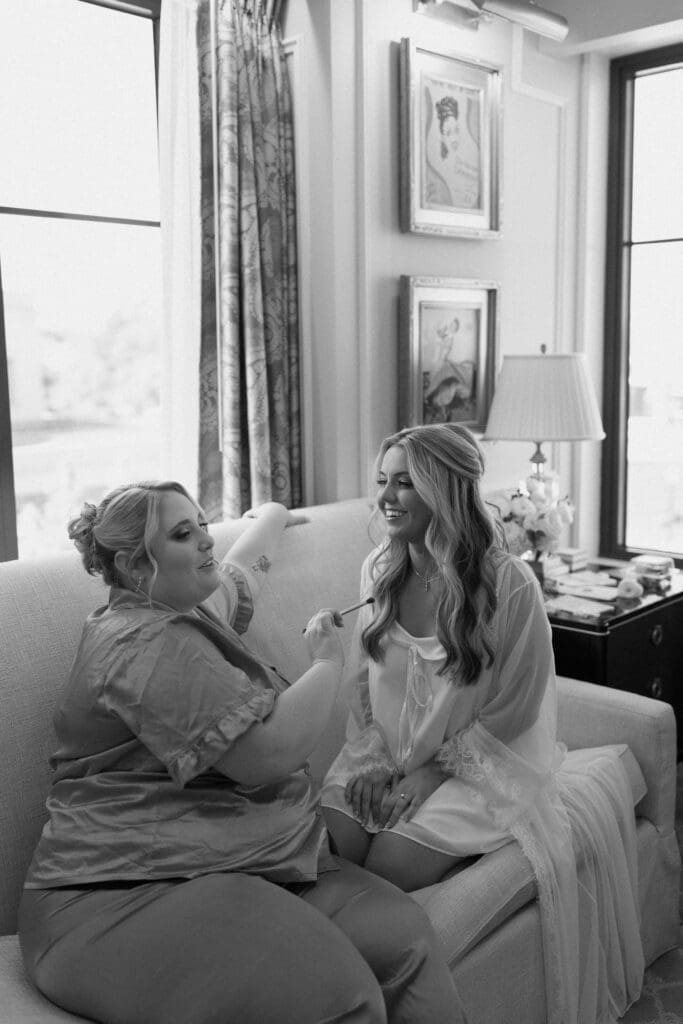 Bridal Portraits at Hotel Carmichael in Carmel Indiana