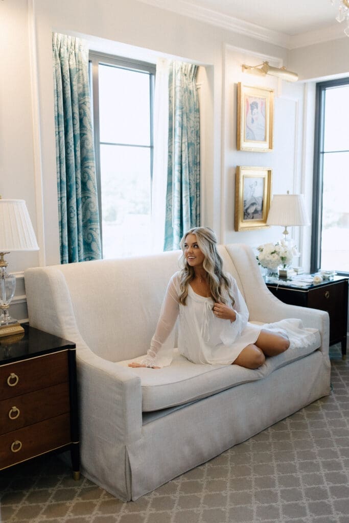 Bridal Portraits at Hotel Carmichael in Carmel Indiana