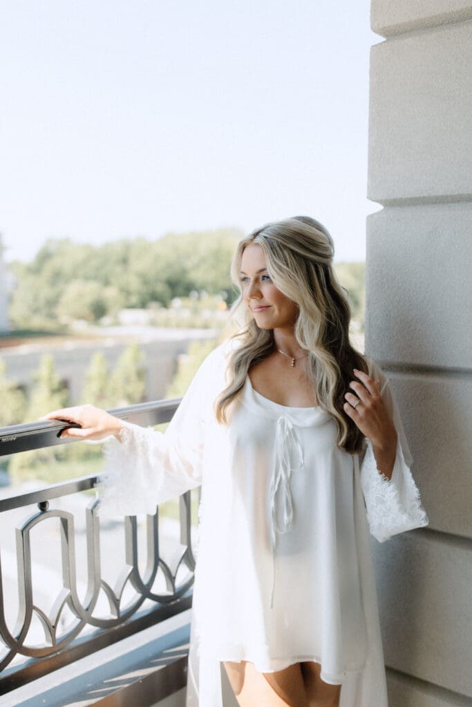 Bridal Portraits at Hotel Carmichael in Carmel Indiana