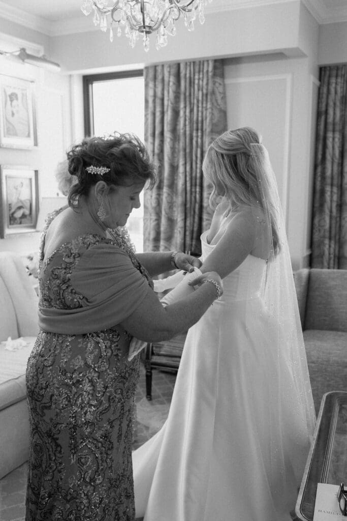 Documentary wedding photography at Hotel Carmichael wedding in Carmel Indiana