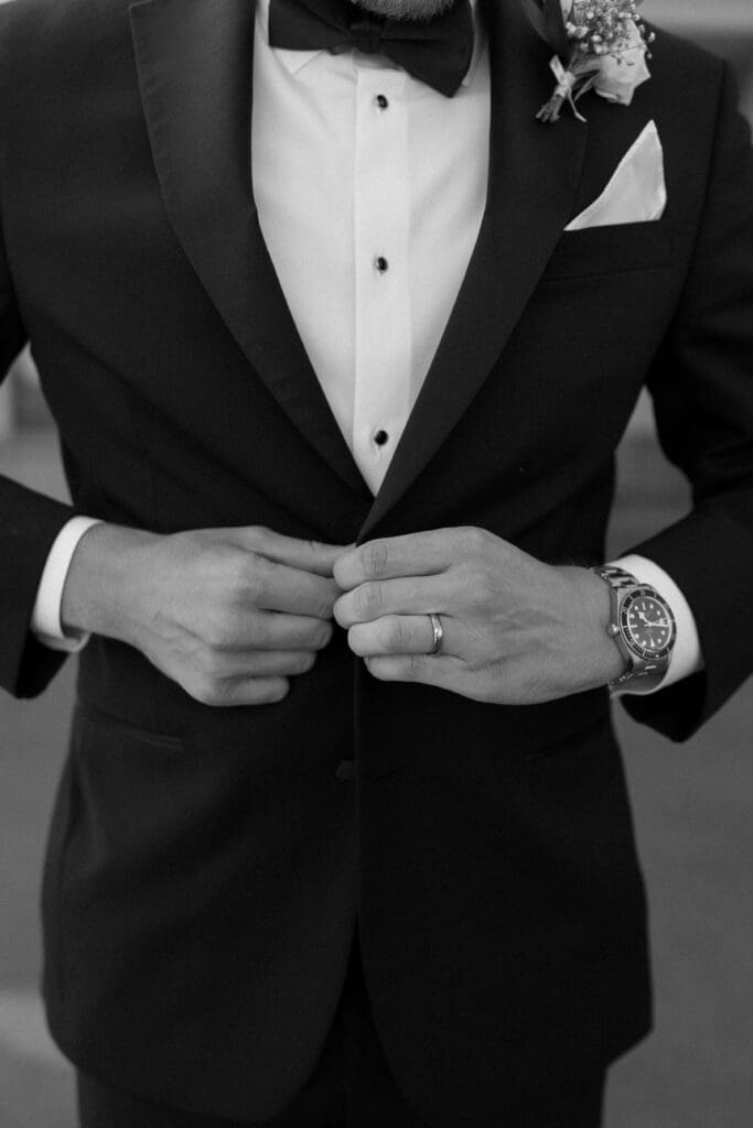 Groom wedding portrait