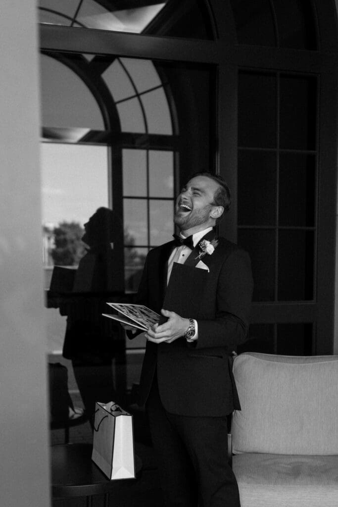 Documentary wedding photography at Carmel, Indiana, wedding at Hotel Carmichael